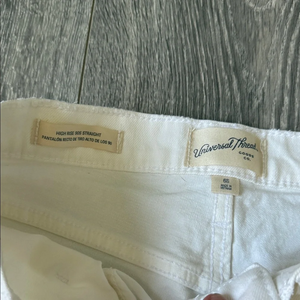 Universal Thread Cream High Rise Jeans - Picture 2 of 6